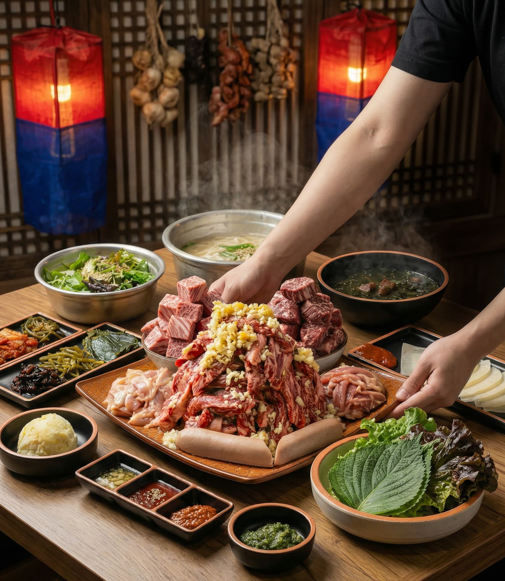대화 음식 사진